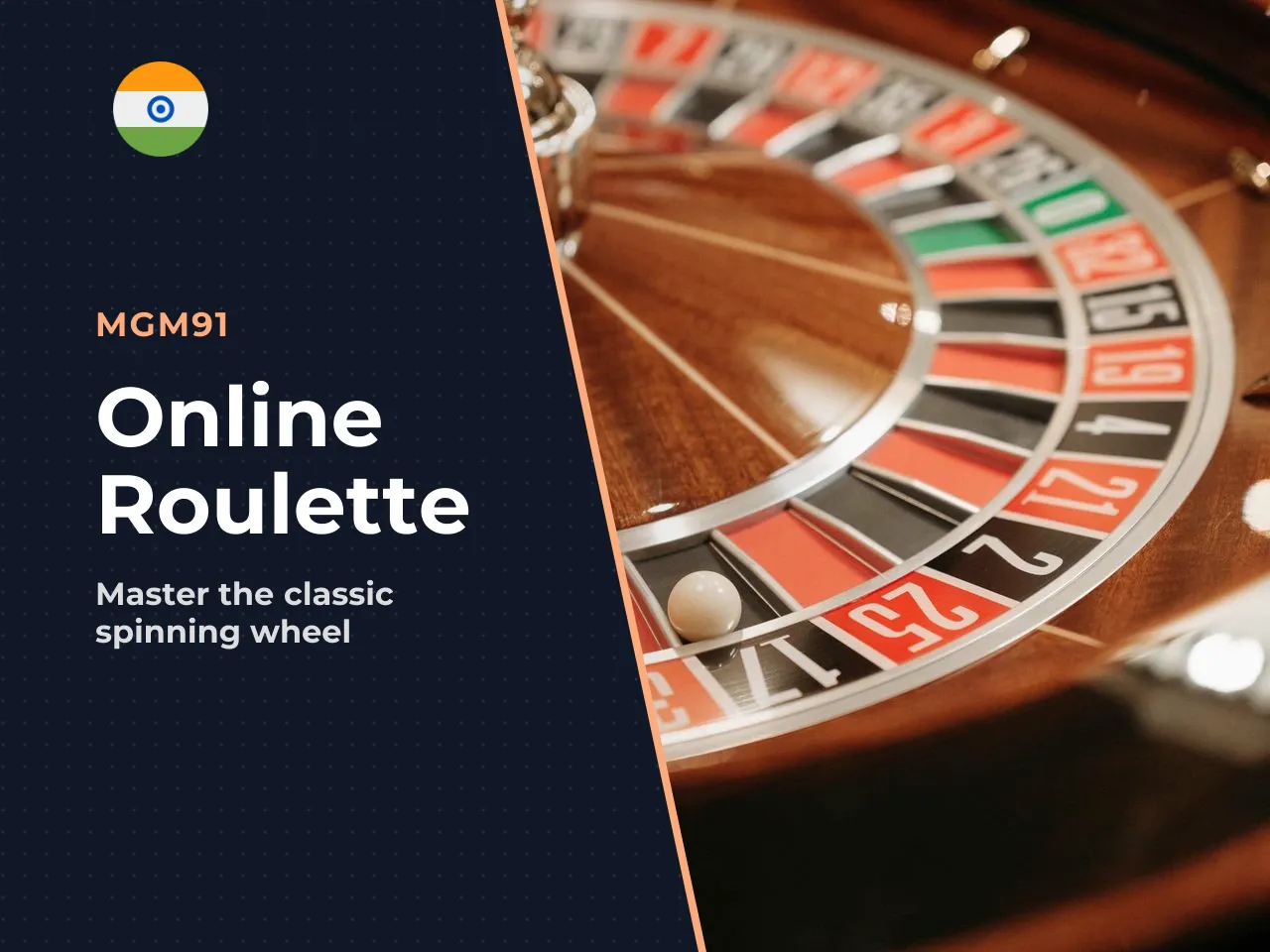 Roulette wheel, table and the flow