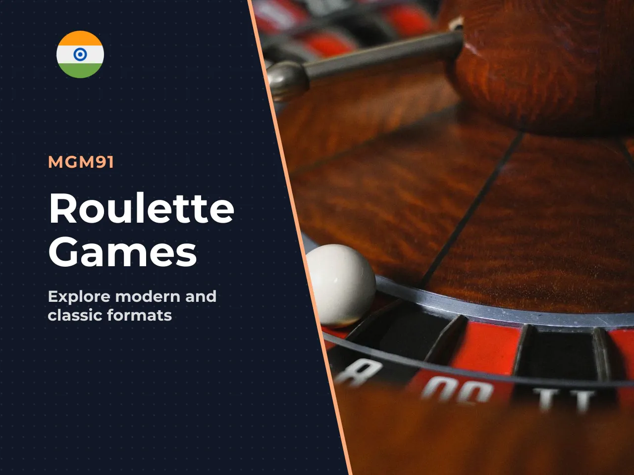 Live, mini and specialty roulette game