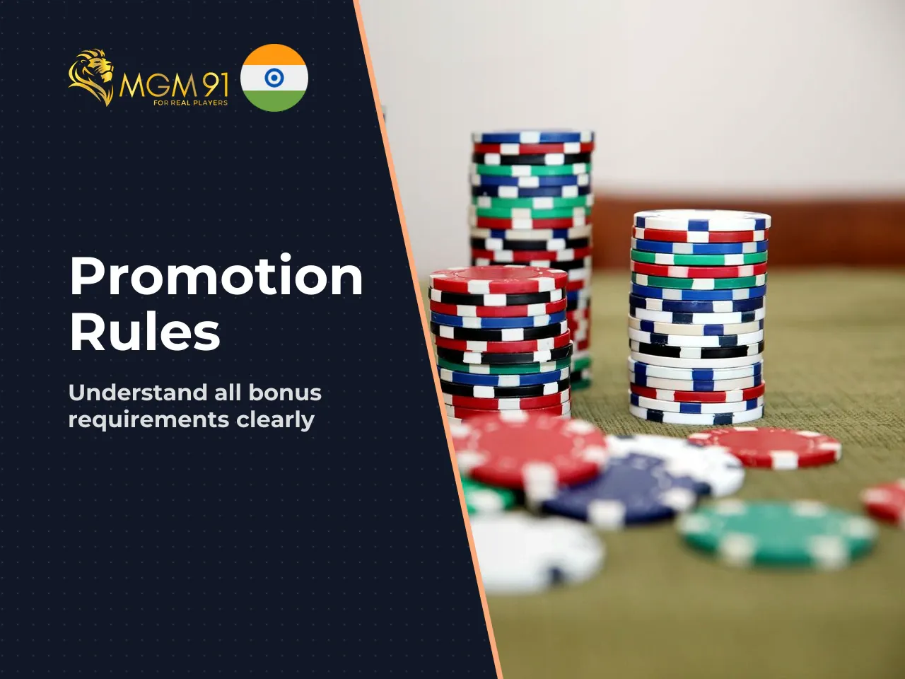 Before depositing, check the mgm91 promotions