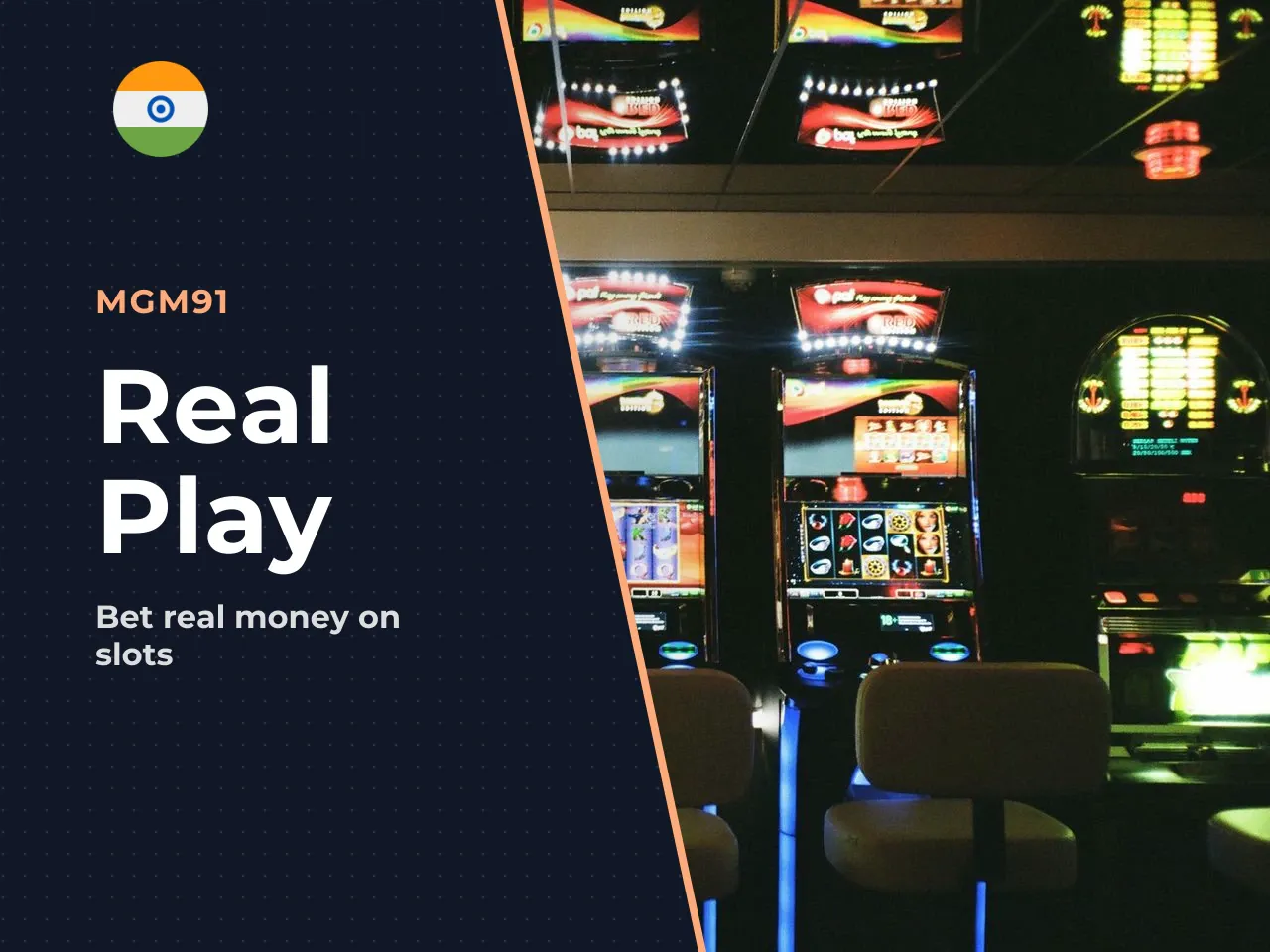 Real money play at an online
