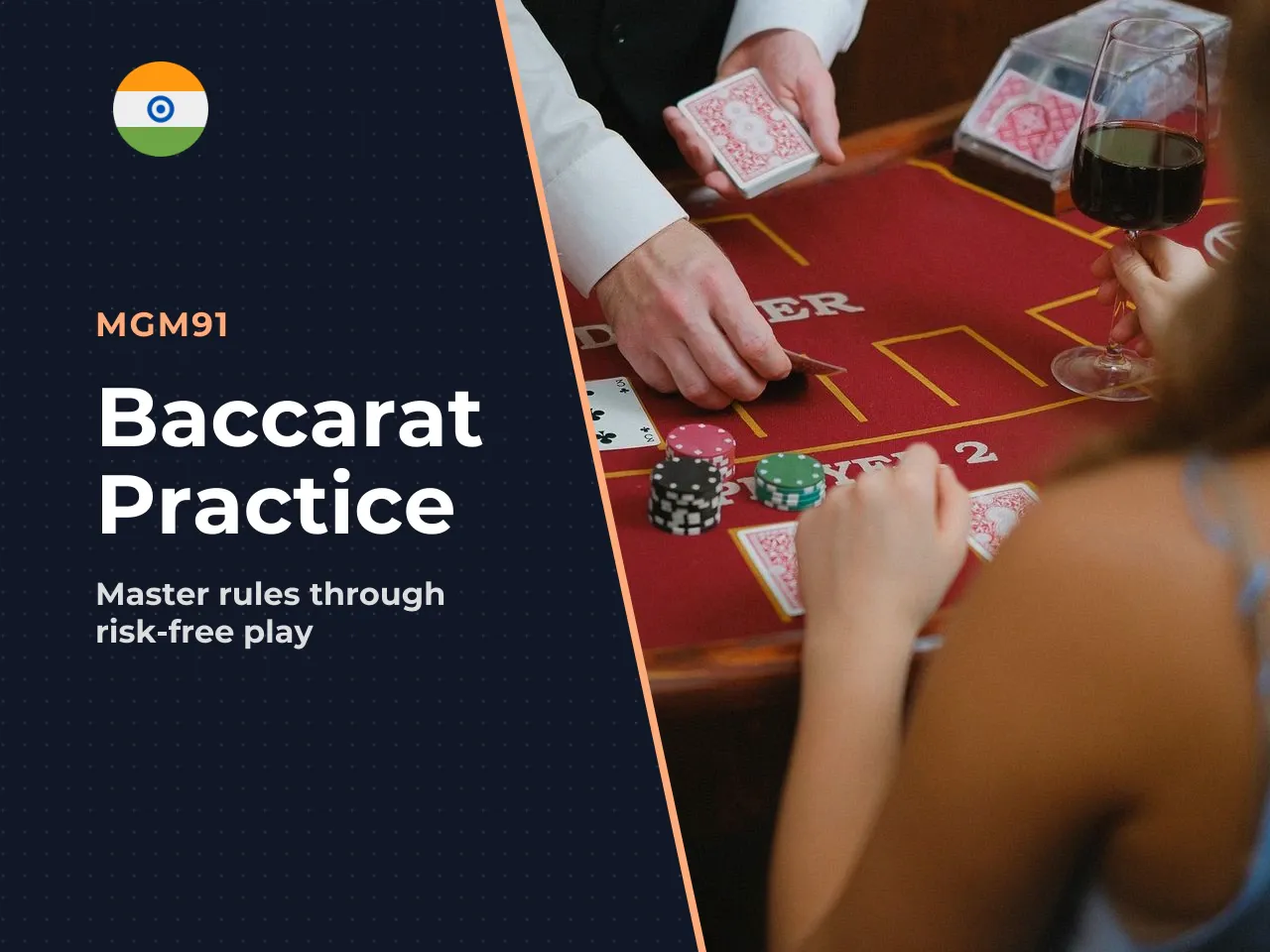 Baccarat demo vs real money play
